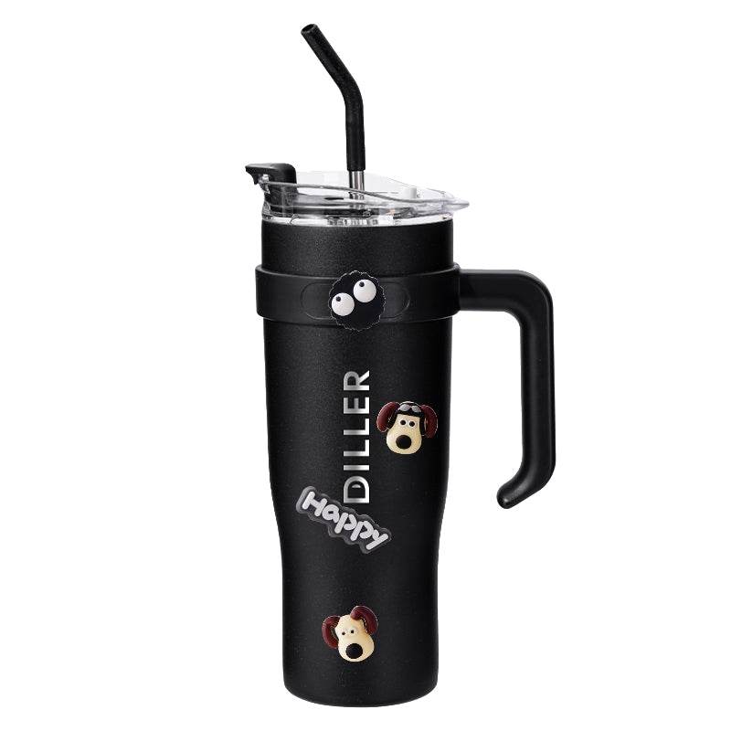 Термокружка Diller Hays Straw Insulated Mug - Boxette Shop